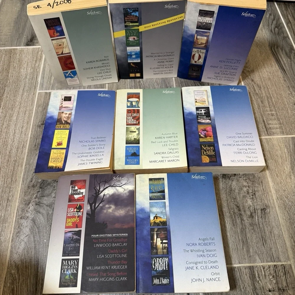Readers Digest Select Edition‎ Book Lot (8) 2006-08, 2010, 2012